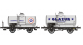 WB-196 - Set de 2 wagons citernes OCEM 19 