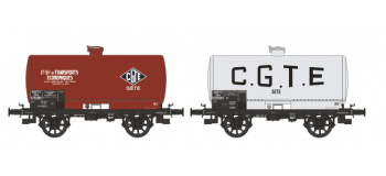 WB-197 - Set de 2 wagons citernes OCEM 19 