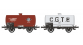 WB-197 - Set de 2 wagons citernes OCEM 19 