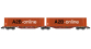 NW-231 - Wagon Sggmrss 90 TOUAX + 2 conteneurs 45' A2B-online - REE Modeles