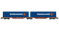 NW-235 - Wagon Sggmrss 90 TOUAX + 2 conteneurs 45’ TRANSALLIANCE - REE Modeles