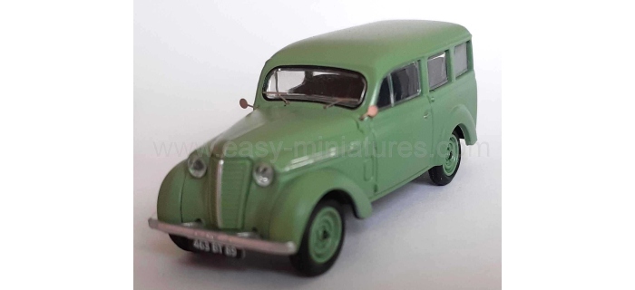 CB-175 - Voiture Renault JUVAQUATRE Familiale vitrée Verte - REE Modeles