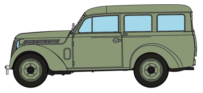 CB-175 - Voiture Renault JUVAQUATRE Familiale vitrée Verte - REE Modeles