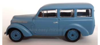 CB-176 - Voiture Renault JUVAQUATRE Familiale vitrée Bleu Céladon - REE Modeles