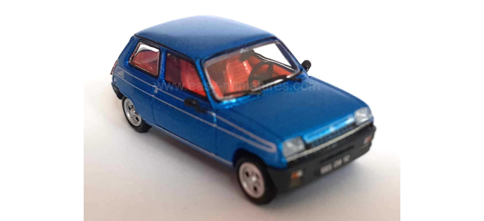 CB-163 - Renault R5 ALPINE 1978 Phase 2, bleue - REE Modeles