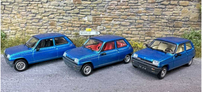 CB-163 - Renault R5 ALPINE 1978 Phase 2, bleue - REE Modeles