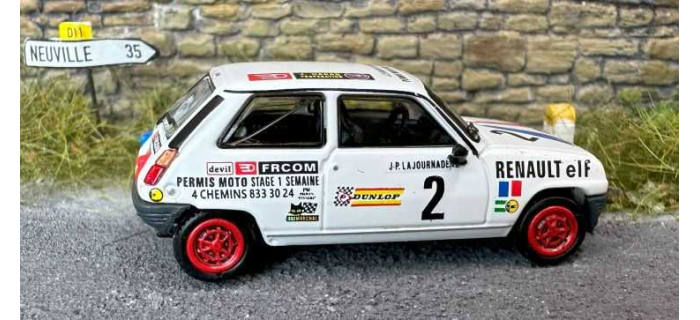 CB-164 - Renault R5 ALPINE Turbo Coupe 1978 - SPORT JP.Lajournade - REE Modeles