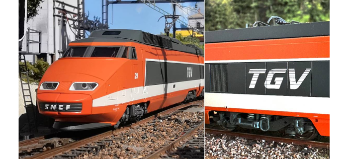 TGV-001 - TGV PSE Coffret 5 éléments, Analogique - REE Modeles