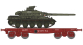 WBA-031 - Wagon Porte-Char SNCF + Char AMX 30 