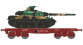 WBA-034 - Wagon Porte-Char SNCF + Char AMX 30 