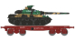 WBA-037 - Wagon Porte-Char SNCF + Char AMX 30 