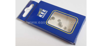 XB-528 - Volants de freins pour wagons TP USA, Gris (x10) - REE Modeles