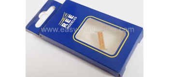 XB-535 - Plaque Publicité RAFFINERIE DE BERRE pour wagon citerne (x2) - REE Modeles