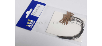 XB-547 - Lamelle de Contact - Prise de courant pour Bogie (x10) - REE Modeles