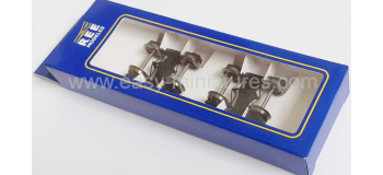 XB-102-C-01 - Set de 2 Bogies Y23 A - 4 boites ISNR - Noir - REE Modeles
