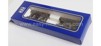 XB-110-D-01 - Set de 2 Bogies Type Wagon LIT - Noir - REE Modeles