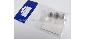 XB-212-02 - Set de 2 Essieux BB67400, avec bandages d'adhérence - REE Modeles