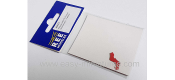 XB-551 - Plaques CAPITOLE (pour locomotives) - 2 pièces - REE Modeles