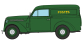 CB-168 - Voiture Renault JUVAQUATRE Fourgon tôlé LA POSTE Vert - REE Modeles