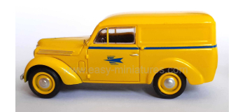 CB-169 - Voiture Renault JUVAQUATRE Fourgon tôlé LA POSTE Jaune - REE Modeles