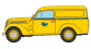 CB-169 - Voiture Renault JUVAQUATRE Fourgon tôlé LA POSTE Jaune - REE Modeles
