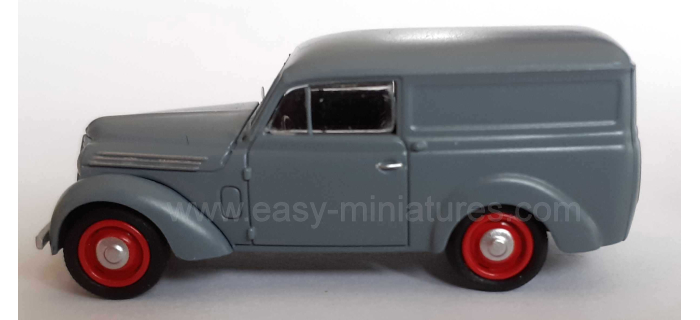CB-170 - Voiture Renault JUVAQUATRE Fourgon tôlé Gris - REE Modeles