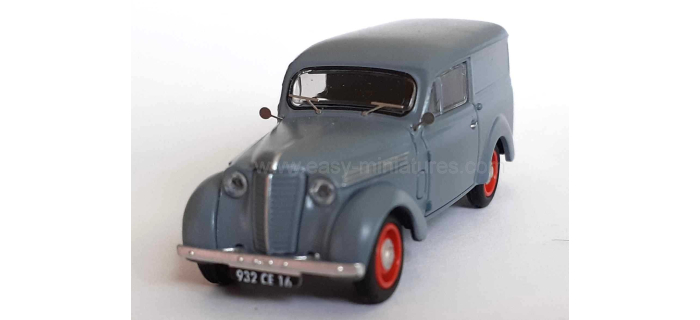 CB-170 - Voiture Renault JUVAQUATRE Fourgon tôlé Gris - REE Modeles