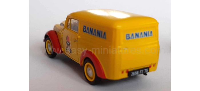 CB-171 - Voiture Renault JUVAQUATRE Fourgon tôlé BANANIA - REE Modeles