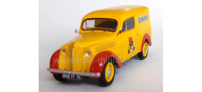 CB-171 - Voiture Renault JUVAQUATRE Fourgon tôlé BANANIA - REE Modeles