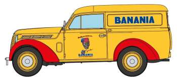 CB-171 - Voiture Renault JUVAQUATRE Fourgon tôlé BANANIA - REE Modeles