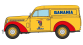 CB-171 - Voiture Renault JUVAQUATRE Fourgon tôlé BANANIA - REE Modeles