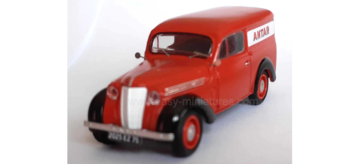 CB-173 - Voiture Renault JUVAQUATRE Fourgon tôlé ANTAR - REE Modeles