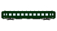 VB-390 - Voiture voyageur DEV AO Courte, B10 U52 vert 306, SNCF - REE Modeles