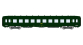 VB-393 - Voiture voyageur DEV AO Courte, B10 U52 vert 301, SNCF - REE Modeles