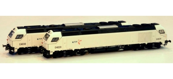Modélisme ferroviaire : REE STUEF-40291 Locomotive diesel EURO 4000 ETF - N° 4029 Analogique 