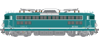 Modélisme ferroviaire : R37-HO41040 - Locomotive électrique BB17001 - Dépôt : La Chapelle - Epoque 3