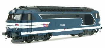 MB-100S - Locomotive diesel BB67493, SNCF dépôt de MARSEILLE, logo carmillon, DCC Son - REE Modeles