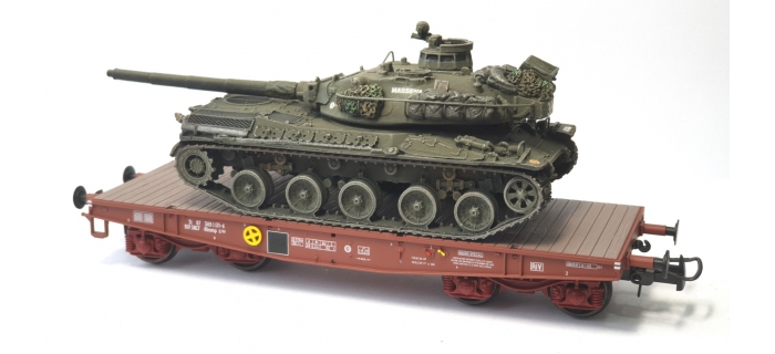 WBA-025 - Wagon Porte-char Rlmmp + Char AMX 30B 