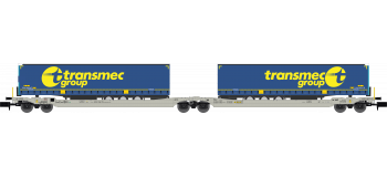 NW-182 - Wagon Porte-Remorque double, TRANSMEC Group - REE Modeles