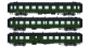 VB-281 - Coffret de 3 Voitures OCEM RA SNCF Ep III, toit noir - REE Modeles