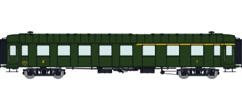 VB-283 - Voiture OCEM RA SNCF Ep III, toit vert, 1ere/2eme classe - REE Modeles