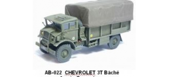 Train électrique : REE AB-022 - Véhicule militaire Chevrolet 3T baché Armée Française (guerre d'Algérie 54-62)