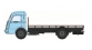 Train électrique : REE CB-047 - Panhard Movic Plateau - Cabine Bleu ciel - avec chargement : Tonneau 