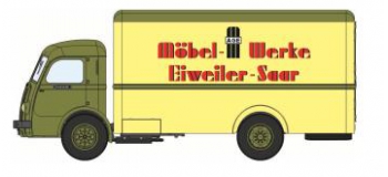 Train électrique : REE CB-052 - Panhard Movic Fourgon Calandre ancienne 