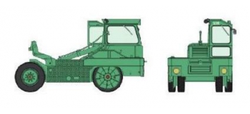 Train électrique : REE CB-062 -Tracteur Kangourou vert n°210