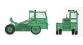 Train électrique : REE CB-063 - Tracteur Kangourou vert n°233 - Toit blanc