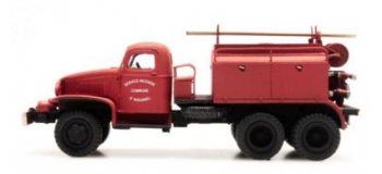 Modélisme ferroviaire : REE CB-075 - Véhicule feux de forêt GMC Pompiers Cabine tôlée 