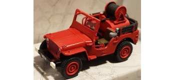 Modélisme ferroviaire : REE CB-087 - Jeep feux de forêt avec Motopompe