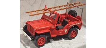 Modélisme ferroviaire : REE CB-090 - Jeep feux de forêt C.C.F.L. de la ville de Damery