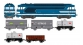 Train électrique : REE CM-001 - BB 67011 CHAMBERY - ANALOGIQUE - + 5 wagons marchandises 